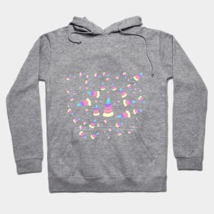 Unicorn horn pattern Hoodie